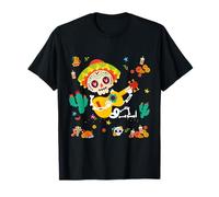 Day of The Dead Sugar Skull Calavera Dia de los Muertos Men Camiseta