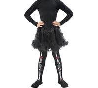 Smiffys Medias del día de muertos, niños, Negro, edad 6-12