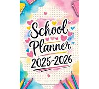Day Planner 2025-2026 Canada School Year: 365 Days of School Year Planning | Two Days Per Page Agenda with Canadian Holidays, Class Schedule & Monthly Calendars