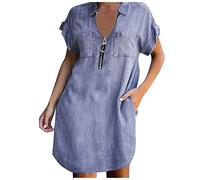 Day Prime Deals Today 2024 Vestidos de verano para mujer, ropa de talla grande para mujer, vestidos azules del Reino Unido para mujer, vestido recto negro del Reino Unido, talla 14, vestido largo para
