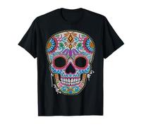 Day The Dead Skull Mexicans Traditions Dia De Los Muertos Camiseta
