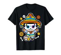 Day The Dead Sugar Skull Dia De Los Muertos Men Women Costum Camiseta