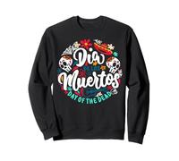 Day The Dead Sugar Skull Dia De Los Muertos Men Women Costum Sudadera