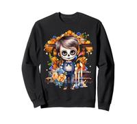 Day The Dead Sugar Skull Dia De Los Muertos Men Women Costum Sudadera