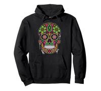 Day The Dead Sugar Skull Dia De Los Muertos Mexicans Costume Sudadera con Capucha