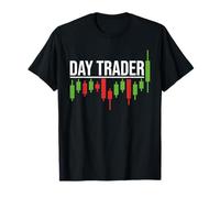 Day Trader - Estilo gráfico de negociación de acciones desgastadas Camiseta