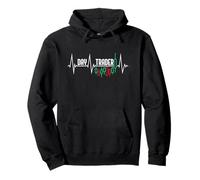 Day Trader Heartbeat Pulse Line EKG Trading Lovers Inversores Sudadera con Capucha