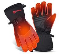 day wolf Guantes Calefactables,7.4V 2200MAH Batería Recargable Electrónica Guantes para Hombres Mujeres,Deportes Al Aire Libre Esquí Caza Pesca Equitación Ciclismo (Gris, XXL)