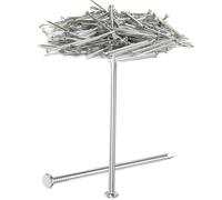 Dayalo 50 clavos de acero de 100 mm, clavos de acero inoxidable, clavos para paredes de hormigón, clavos de cuadro, carpintería y ladrillo para uso en hormigón, ladrillo, yeso y madera