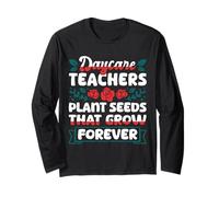 Daycare Teacher Plant Seeds That Grow Forever Gift Manga Larga