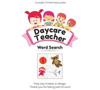 Daycare Teacher Word Search: A Thoughtful Gift for Childcare and Preschool Teachers