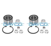 DAYCO 2x Cubo Juego Cojinete Delantero de Rueda para VW Lupo Polo Arosa 6X1 6E1