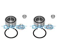 DAYCO 2x Cubo Kit Cojinete de Rueda Trasero para Ford Fiesta VI Ecosport Mazda 2