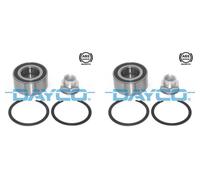 DAYCO 2x Eje de Rueda Juego Cojinetes Delant. para Opel Corsa D S07 X15 M13