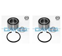DAYCO 2x Eje de Rueda Juego Cojinetes Delantero Derecho Izquierda para Mazda 3