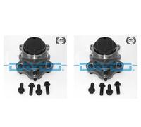DAYCO 2x Eje de Rueda Juego Cojinetes Trasero para Nissan Qashqai II Renault J11