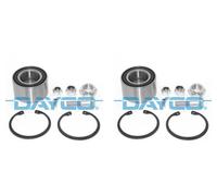 DAYCO 2X Rodamiento De Rueda Del Eje Delantero Para VW Golf II Jetta 19E 1G1 155