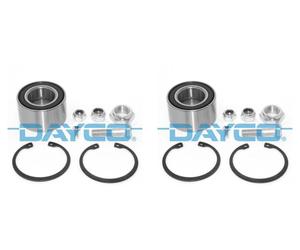 DAYCO 2X Rodamiento De Rueda Del Eje Delantero Para VW Golf II Jetta 19E 1G1 155