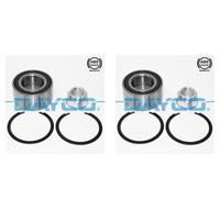 DAYCO 2X Rodamiento De Rueda Delantero Para Fiat 500 Alfa Romeo Mito Spider 312