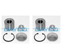 DAYCO 2X Rodamiento De Rueda Trasero Para Dacia Sandero II Renault Clio BB CB