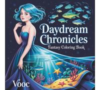 Daydream Chronicles: Fantasy Coloring Book for Adults - 40 Intricate Anime Girls in Magical Worlds | Stress Relief Art Therapy | Manga Style Illustrations