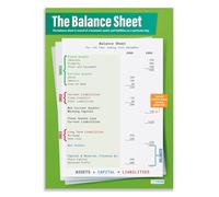 Daydream Education The Balance Sheet | Póster de negocios | Papel laminado brillante de 850 mm x 594 mm (A1) | Carteles de clase empresarial | Tabla de educación