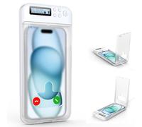 Dayear Caja de Bloqueo para Teléfono con Temporizador, Caja de Casillero para Android Phone/iPhone(Máximo 6,7 Pulgadas), Cárcel Telefónica Timed Lock Box para Que los Niños se Concentren Más(Cristal)