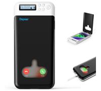 Dayear Caja de Bloqueo para Teléfono con Temporizador, Caja de Casillero para Android Phone/iPhone(Máximo 6,7 Pulgadas), Cárcel Telefónica Timed Lock Box para Que los Niños se Concentren Más(Negro)