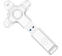 Dayear - Memoria USB C de 256 GB para palo de fotos, memoria USB 4 en 1 para iPhone/iPad/Android/PC/Mac, almacenamiento USB C externo para copias de seguridad de fotos/videos