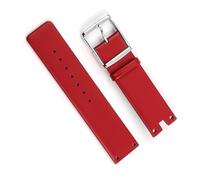 dayeer Correa de reloj de cuero suave y duradera para mujer, repuesto de correa para reloj Calvin Klein CK K94231 (Color : Red, Size : 22mm)