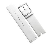 dayeer Correa de reloj de cuero suave y duradera para mujer, repuesto de correa para reloj Calvin Klein CK K94231 (Color : White, Size : 22mm)