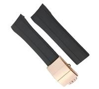 dayeer Correa de reloj de goma para MIDO M026 Ocean Star HydroConquest, repuesto de correa de reloj deportivo resistente al agua (Color : Black Rose, Size : 22mm)