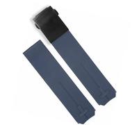 dayeer Correa de reloj deportiva de silicona para Tissot Touch T013 T047 t-sport T013420A T047420A T33 correa de reloj impermeable (Color : Blue black 20mm)