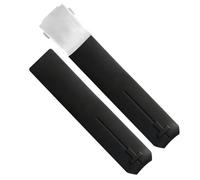 dayeer Correa de reloj deportiva de silicona para Tissot Touch T013 T047 t-sport T013420A T047420A T33 correa de reloj impermeable (Color : Black silver 21mm)