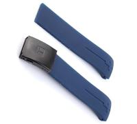 dayeer Correa de reloj deportiva de silicona para Tissot Touch T013 T047 t-sport T013420A T047420A T33 correa de reloj impermeable (Color : Blue black 21mm)