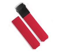 dayeer Correa de reloj deportiva de silicona para Tissot Touch T013 T047 t-sport T013420A T047420A T33 correa de reloj impermeable (Color : Red black 20mm)