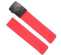 dayeer Correa de reloj deportiva de silicona para Tissot Touch T013 T047 t-sport T013420A T047420A T33 correa de reloj impermeable (Color : Red black 21mm)