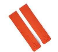 dayeer Correa de reloj deportiva de silicona para Tissot Touch T013 T047 t-sport T013420A T047420A T33 correa de reloj impermeable (Color : Orange no clasp 21mm)