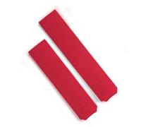 dayeer Correa de reloj deportiva de silicona para Tissot Touch T013 T047 t-sport T013420A T047420A T33 correa de reloj impermeable (Color : Red no clasp 20mm)