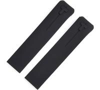 dayeer Correa de reloj deportiva de silicona para Tissot Touch T013 T047 t-sport T013420A T047420A T33 correa de reloj impermeable (Color : Black no clasp 21mm)