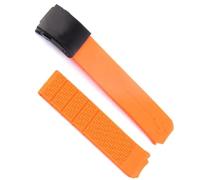 dayeer Correa de reloj deportiva de silicona para Tissot Touch T013 T047 t-sport T013420A T047420A T33 correa de reloj impermeable (Color : Orange black 20mm)