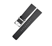 dayeer Correa de reloj especial para CK K76211/271 K2G2G4 con hebilla de aguja, correa de cuero negra resistente al agua para hombres y mujeres(Black)