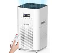 DAYETTE Purificadores de aire para el hogar, habitación grande de hasta 3000 pies cuadrados, actualización CADR a 500 m³/h H14 Ture Hepa, purificador de aire con monitor de calidad del aire, modo de