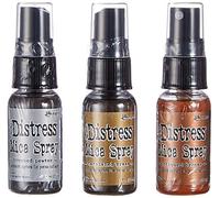 Dayka Trade Ranger THoltz Distress Mica Spray Set 3pc, Lienzo de Papel y Tela de Madera, Multicolor, 5.31 x 0.35 cm, 87 Unidades