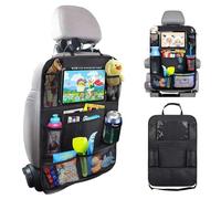 DAYKET 2 Piezas Coche Organizador Asiento Trasero para Mercedes Benz W117 C117 CLA 200 CLA 220 CLA 250 CLA 45, Protector Asiento Coche Silla Bebe Organizadores para Coche