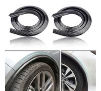 DAYKET 2 Piezas Protección de Cejas de Arco de Rueda de Coche para VW Passat B8 3G GTE Variant Alltrack, Tira de Paso de Rueda, Guardabarros de Rueda de Coche,B/Carbon Fiber