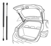 DAYKET 2Pcs Barra Hidráulica del Maletero para Hyundai Veloster 2011 2012 2013 2014 2015 2016 2017 2018, Varilla Soporte Resorte Gas Maletero Coche Puntales Gas Portón Trasero