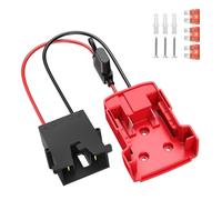 DAYLIGHE Juego de conversión de adaptador de corriente de batería de 18 V, conectores de arnés de cableado de 12 AWG con fusibles para un adaptador de coche de juguete profesional mejorado de forma