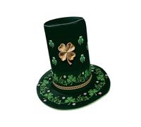 DAYLIGHE Sombrero ajustable para desfiles del día de Patricio, cómodo, para adultos y niños, imágenes realistas, festivales, atmósferas, fiestas, accesorio