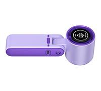 DAYLIGHE Ventilador de mano pequeño con 100 velocidades ajustables, silencioso, recargable por USB, para uso en interiores y exteriores, cumpleaños, vacaciones, ergonómico, USB, refrigeración de viaje
